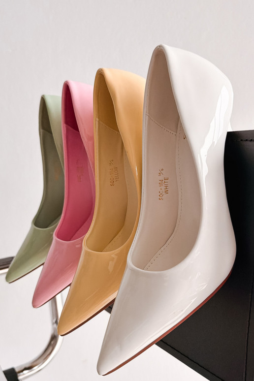 Tacchi alti classici in verniceImitacji Skóry Colore bianco Odira