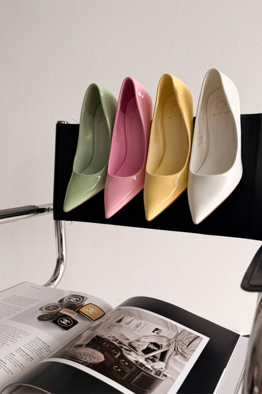 Tacchi alti classici in verniceImitacji Skóry Colore bianco Odira