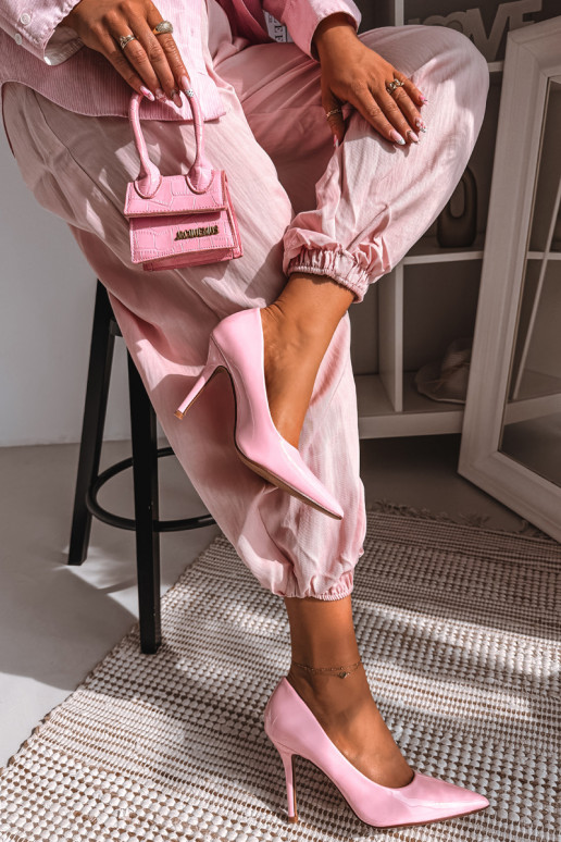 Tacchi alti classici in verniceImitacji Skóry colore rosa Odira