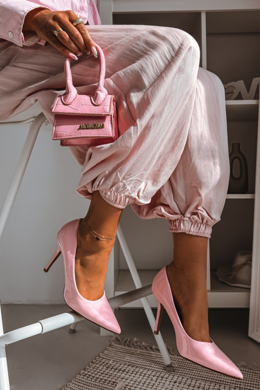 Tacchi alti classici in verniceImitacji Skóry colore rosa Odira