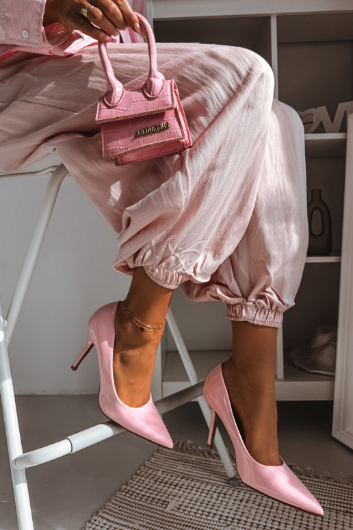 Tacchi alti classici in verniceImitacji Skóry colore rosa Odira