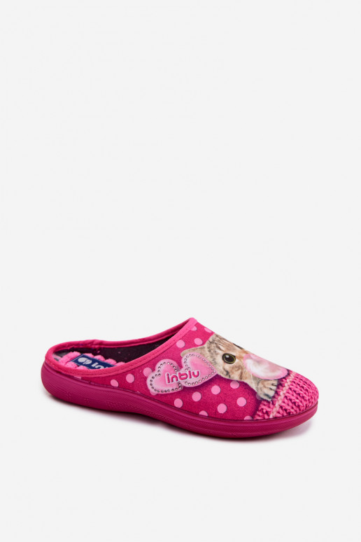 Pantofole Femminile GattinoGumą BalonoAą Inblu EC000093 colore rosa