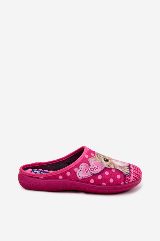 Pantofole Femminile GattinoGumą BalonoAą Inblu EC000093 colore rosa