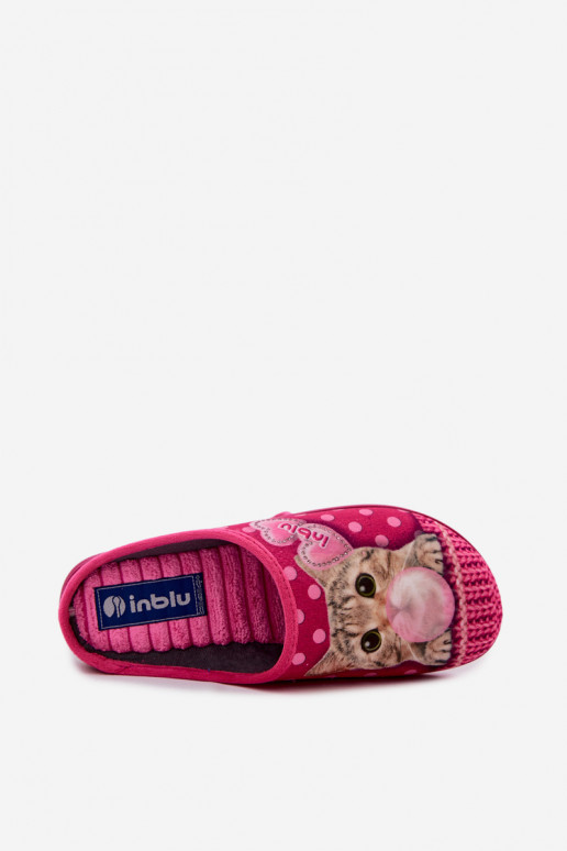 Pantofole Femminile GattinoGumą BalonoAą Inblu EC000093 colore rosa