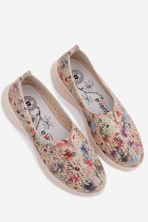 Pelle scamosciata traforata scarpe Femminile Colori differenti Eliva