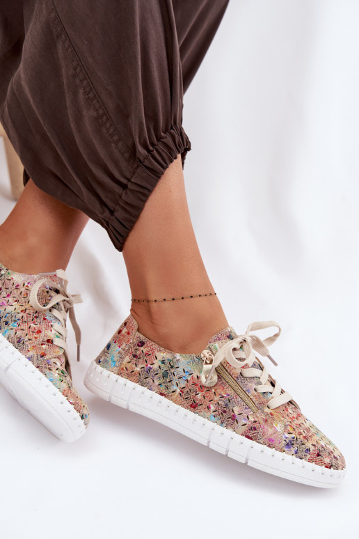 con elementi traforati scarpeAbilitatoturalnego dalla pelle scamosciatau Colori differenti Kamelia