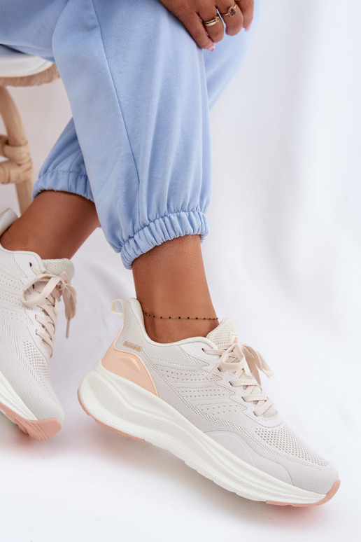 scarpe da ginnastica Femminile con una piattaforma beige Gelirae