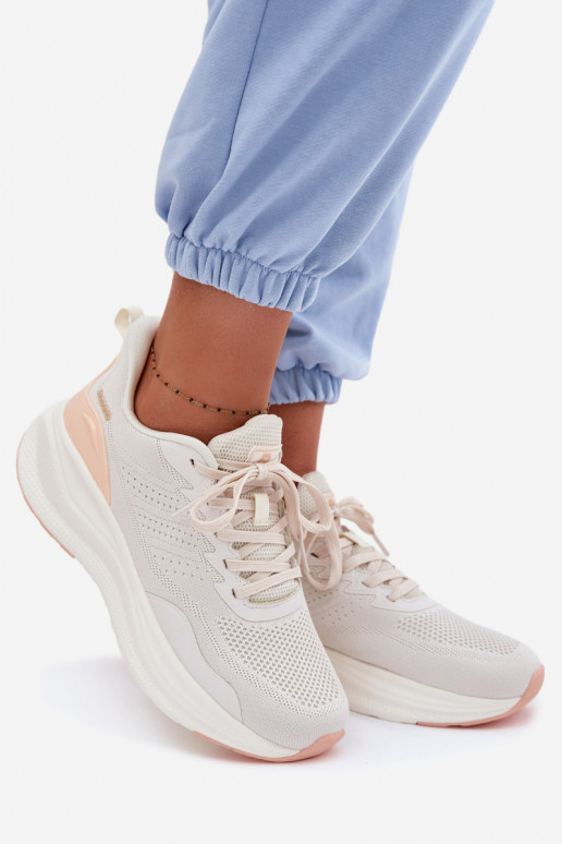 scarpe da ginnastica Femminile con una piattaforma beige Gelirae