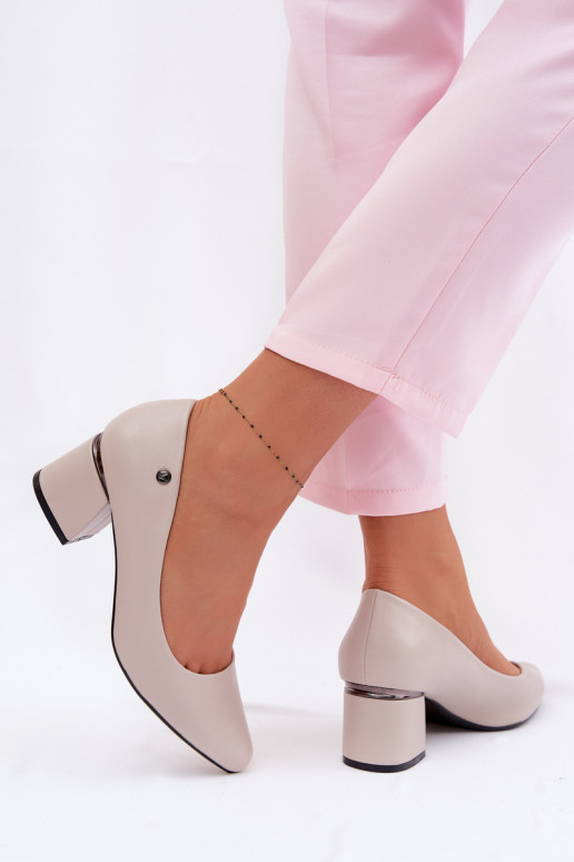 Scarpe con i tacchi Vinceza 62292 colore grigio