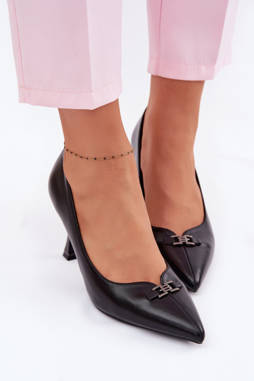 scarpe col tacco alto Con decorazioni Detalem Vinceza 62291 colore nero