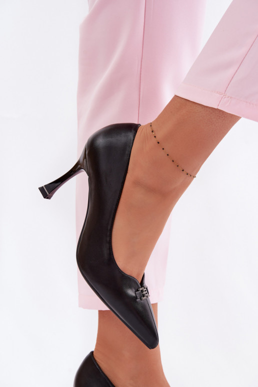 scarpe col tacco alto Con decorazioni Detalem Vinceza 62291 colore nero