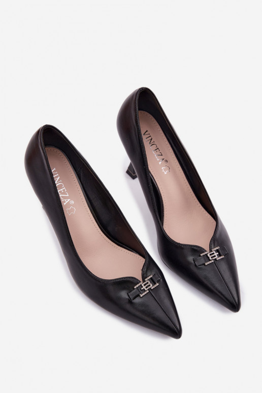 scarpe col tacco alto Con decorazioni Detalem Vinceza 62291 colore nero