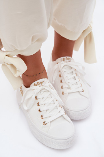 Scarpe casual con platform Lee Cooper LCIN-26-44-4482 bianche