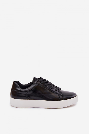 Scarpe sportive da uomo in pelle sintetica nere Velton 2