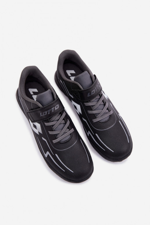 scarpe Scarpe da ginnastica per bambini Gioventù LOTTO KOBALTO 2601520 Nero e-colore grigio