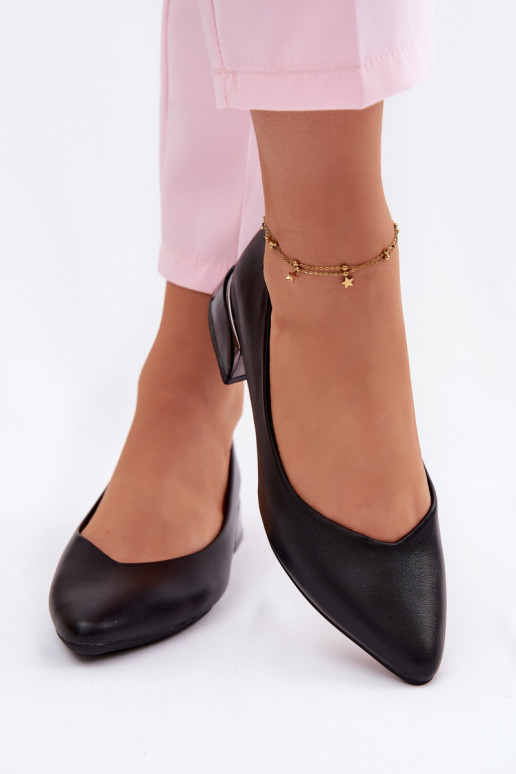 Ballerine Con tacco basso Vinceza 62280 colore nero