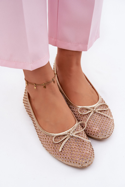 griglia Ballerine Con decorazione Vinceza 62270 colore dorato