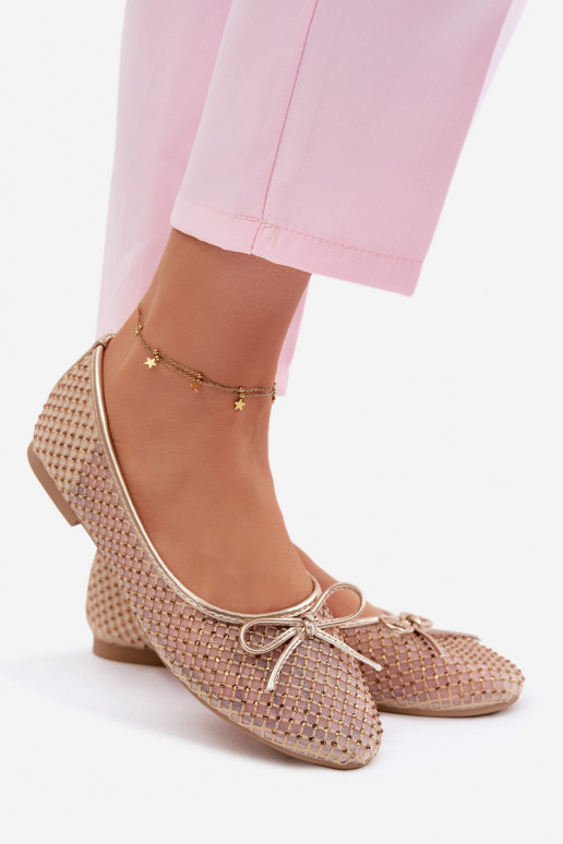 griglia Ballerine Con decorazione Vinceza 62270 colore dorato