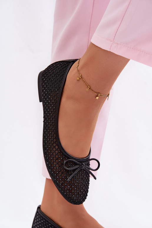 griglia Ballerine Con decorazione Vinceza 62270 colore nero