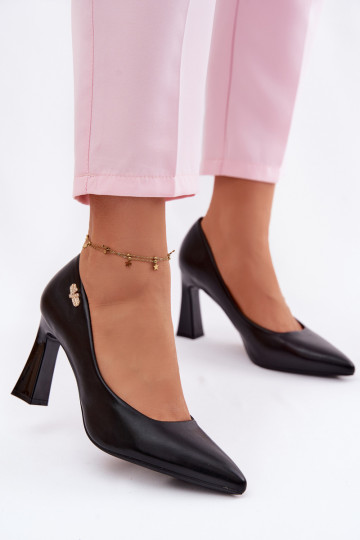 Stile elegante Scarpe con i tacchi Vinceza 62276 colore nero