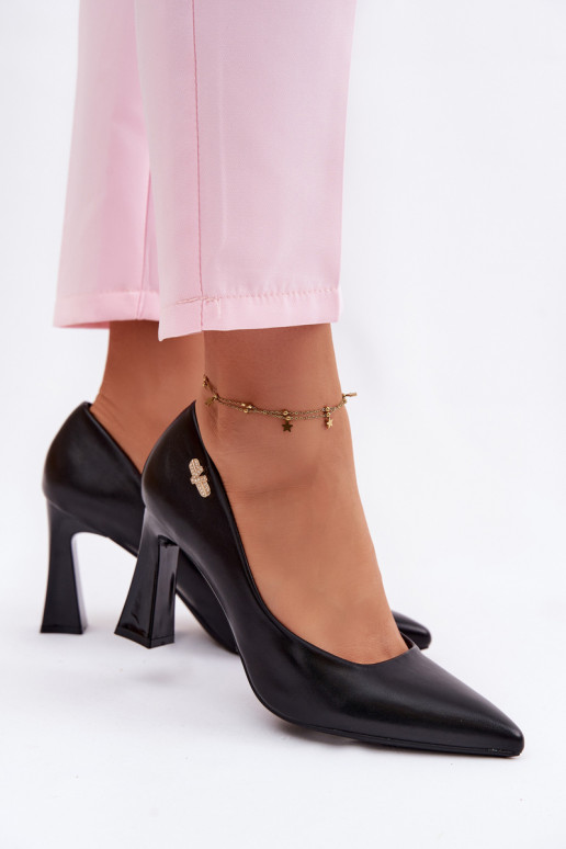 Stile elegante Scarpe con i tacchi Vinceza 62276 colore nero