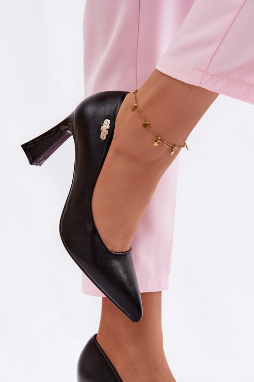 Stile elegante Scarpe con i tacchi Vinceza 62276 colore nero