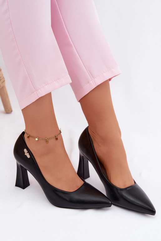 Stile elegante Scarpe con i tacchi Vinceza 62276 colore nero