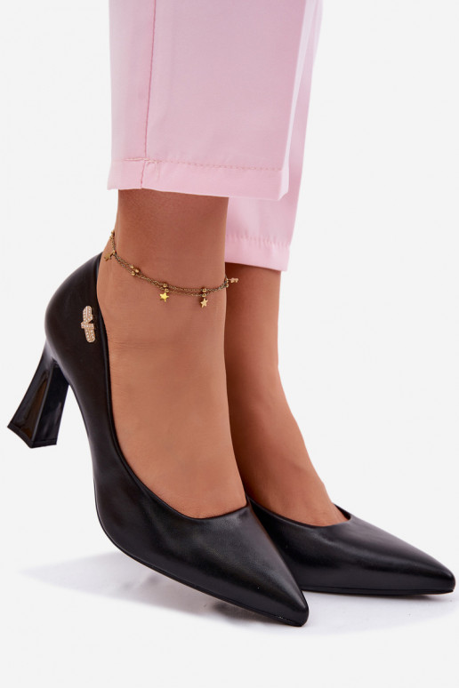 Stile elegante Scarpe con i tacchi Vinceza 62276 colore nero