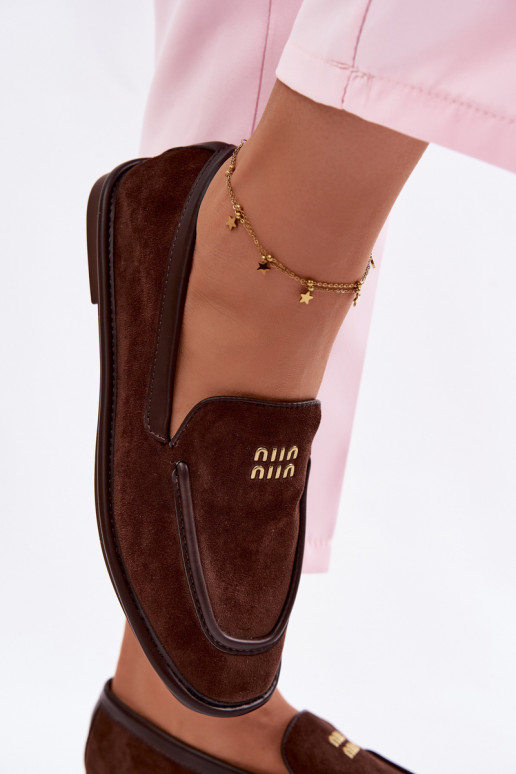 isoscele mocassini da donnaLamóAką Vinceza 62271 CzekoladoAe