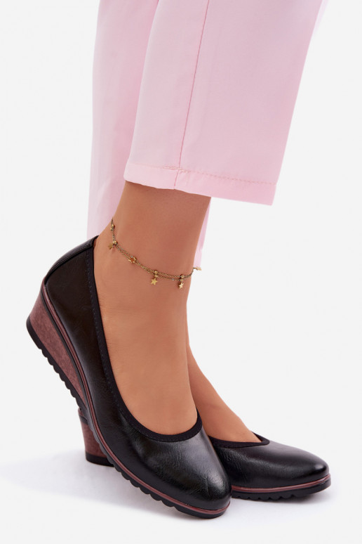 scarpe Femminile con una piattaforma Vinceza 58628 colore nero