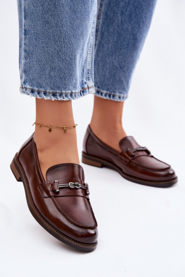 mocassini da donna Pelle Vinceza 18132 colore marrone 2