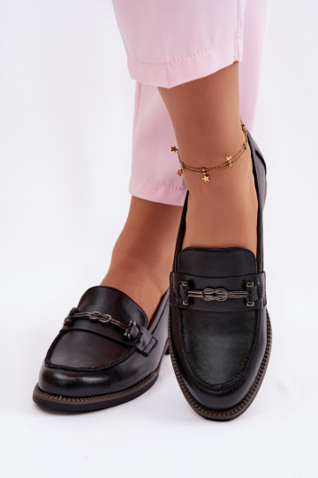 mocassini da donna Pelle Vinceza 18132 colore nero 2