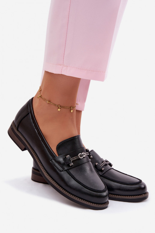 mocassini da donna Pelle Vinceza 18132 colore nero