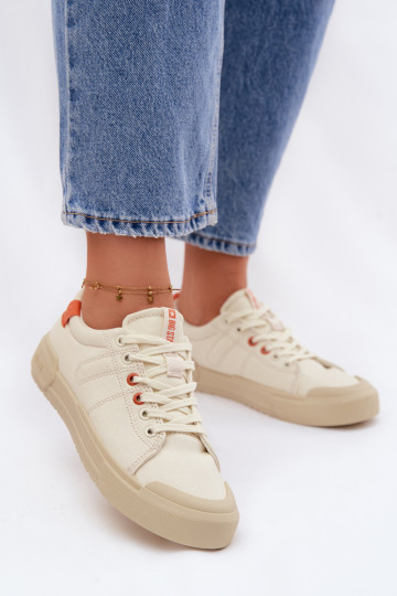 Scarpe per il tempo libero Big Star NN274445 Memory Foam System beige 2