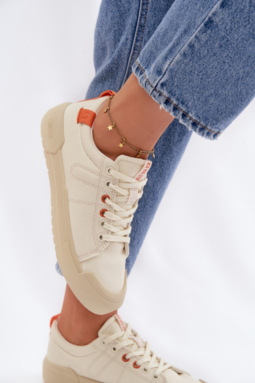 Scarpe per il tempo libero Big Star NN274445 Memory Foam System beige