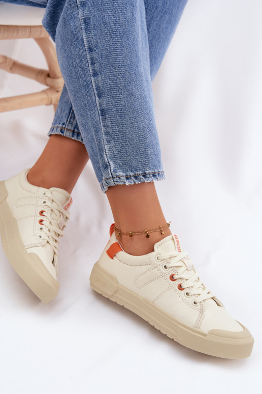 Scarpe per il tempo libero Big Star NN274445 Memory Foam System beige