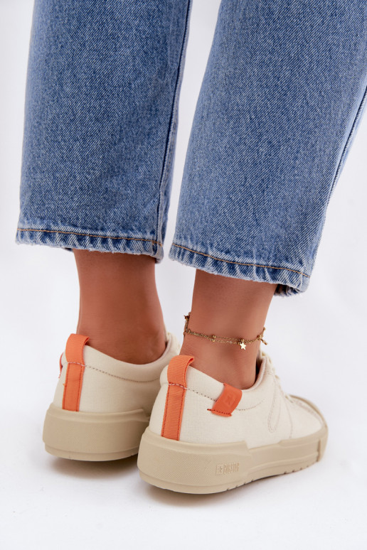 Scarpe per il tempo libero Big Star NN274445 Memory Foam System beige