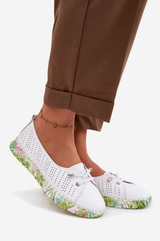 Pelle scarpe Femminile S.Barski GR61-5970 Colore bianco