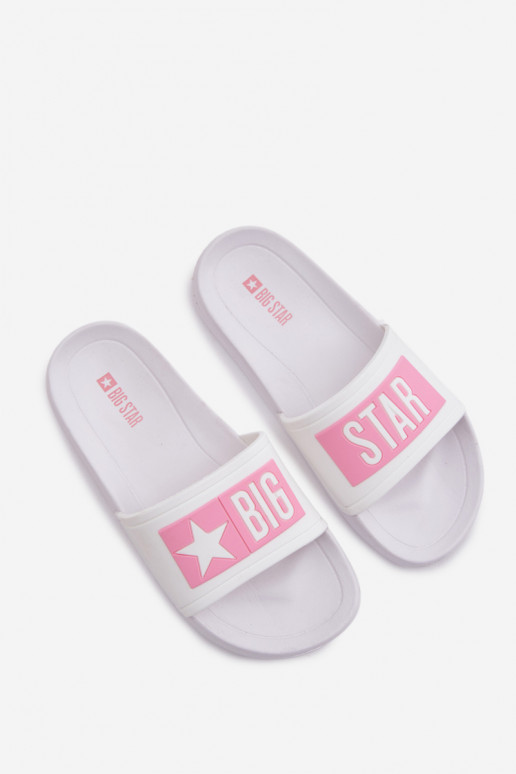 Pantofole Infantile Big Star TT374A002 Bianco-colore rosa