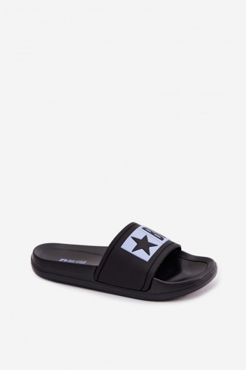 Pantofole per bambini Big Star TT374A003 nere-blu