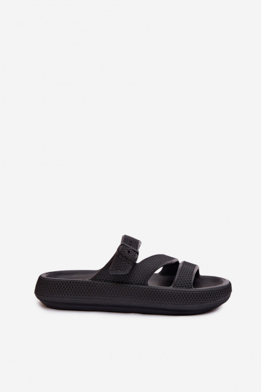 Pantofole leggere Pantofole da donna con strisce I con fibbie Big Star TT274A037 colore nero