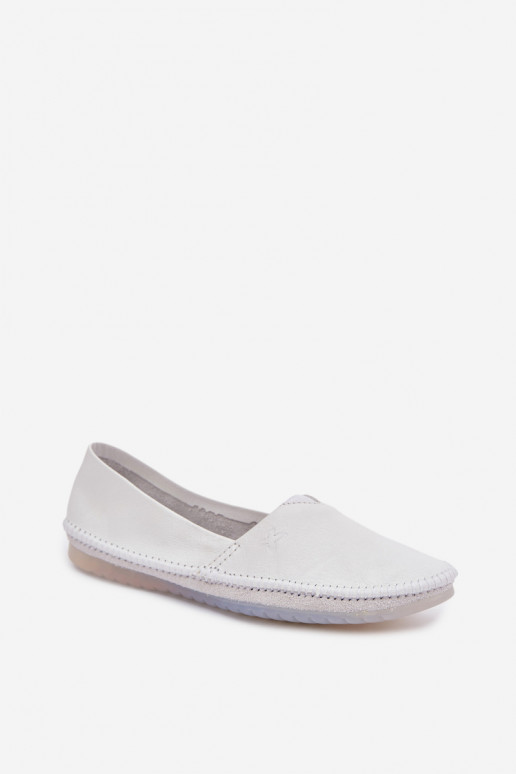 Femminile Ballerine Deveciejka 01930-11 Colore bianco