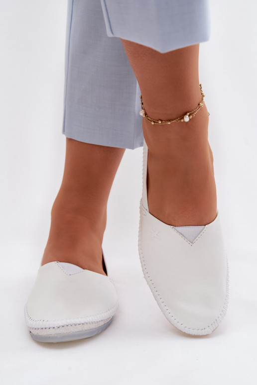 Femminile Ballerine Deveciejka 01930-11 Colore bianco