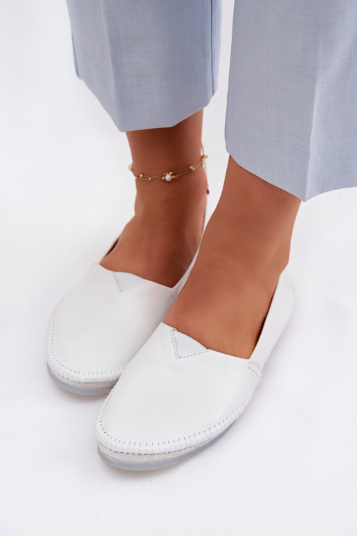 Femminile Ballerine Deveciejka 01930-11 Colore bianco