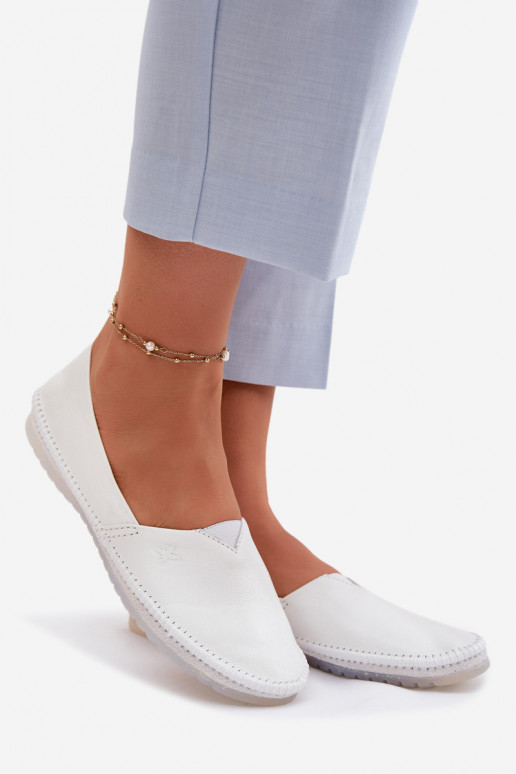 Femminile Ballerine Deveciejka 01930-11 Colore bianco