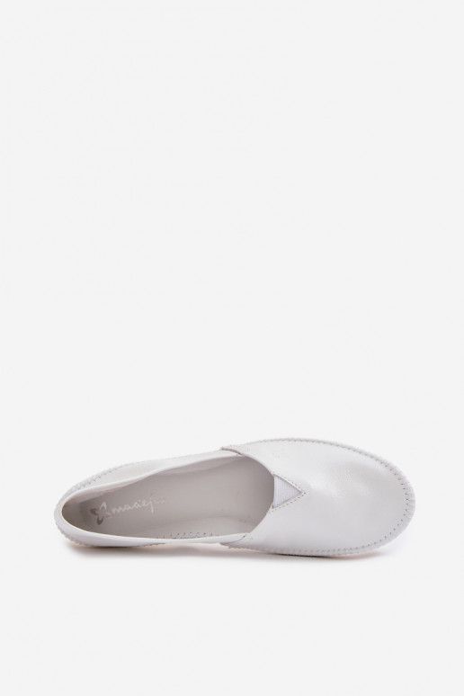 Femminile Ballerine Deveciejka 01930-11 Colore bianco