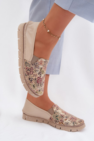 Scarpe da donna in pelle chiuse Tai turiciejka 03512-67 di vari colori