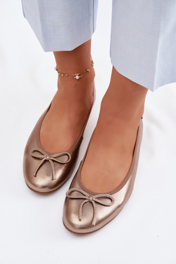 Ballerine da donna Tai turiciejka P6800-25 color oro