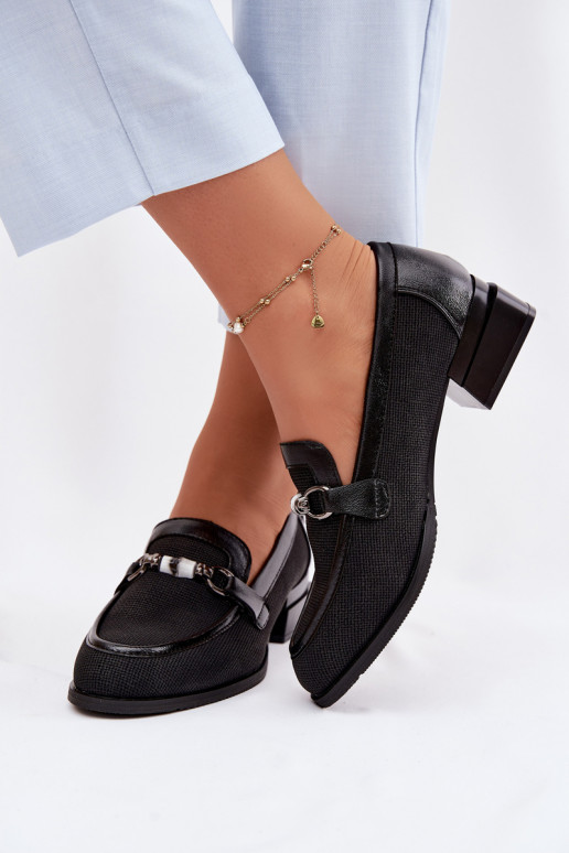 scarpe Femminile con i tacchi Con decorazioni Detalem colore nero Meliva