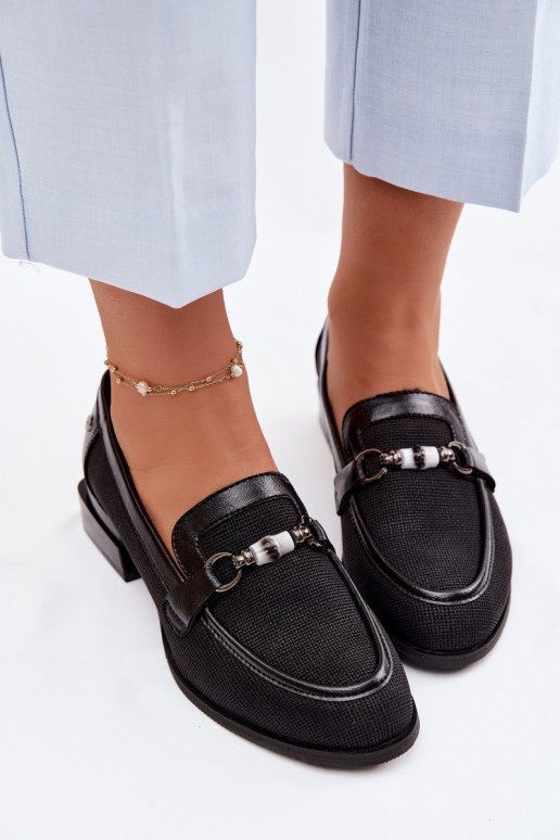 scarpe Femminile con i tacchi Con decorazioni Detalem colore nero Meliva